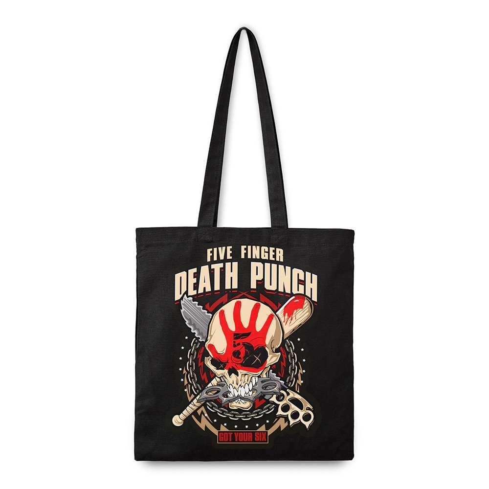 Rocksax Five Finger Death Punch - Got Your Six Sac à main - Noir